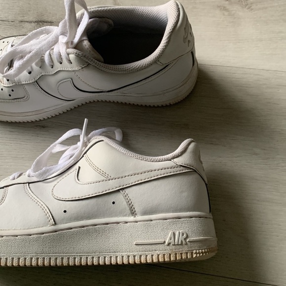 Nike Air Force 1 shoes size 7 Y sneakers white‎ unisex - Picture 2 of 10
